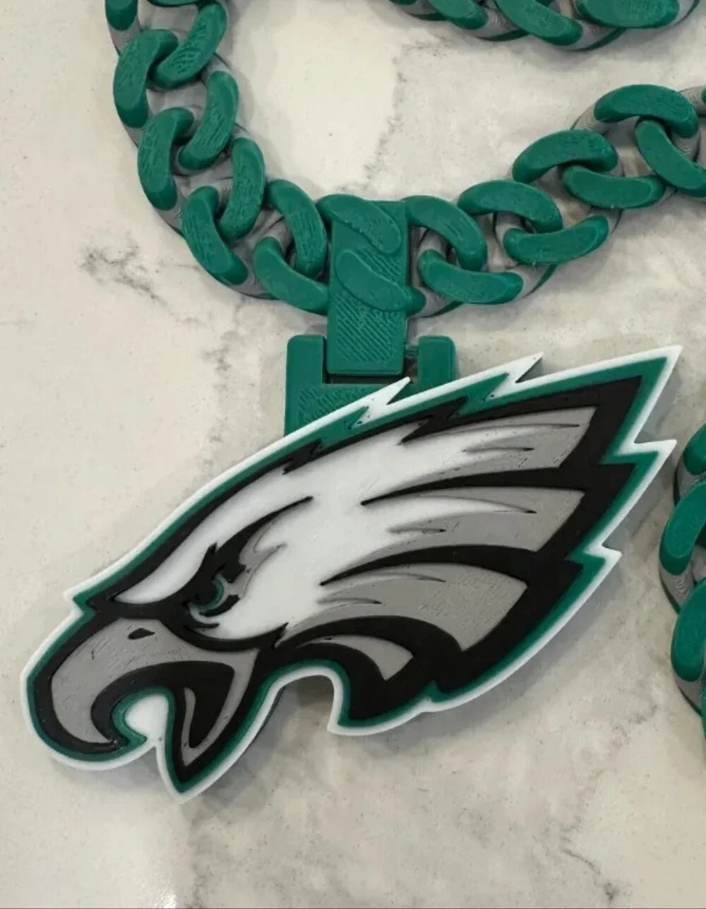 3d Printed Philadelphia Eagles Hype Chain